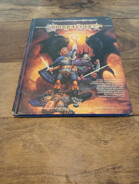 Dragonlance Adventures Hardcover TSR 2021 AD&D 1987 - AllRoleplaying.com