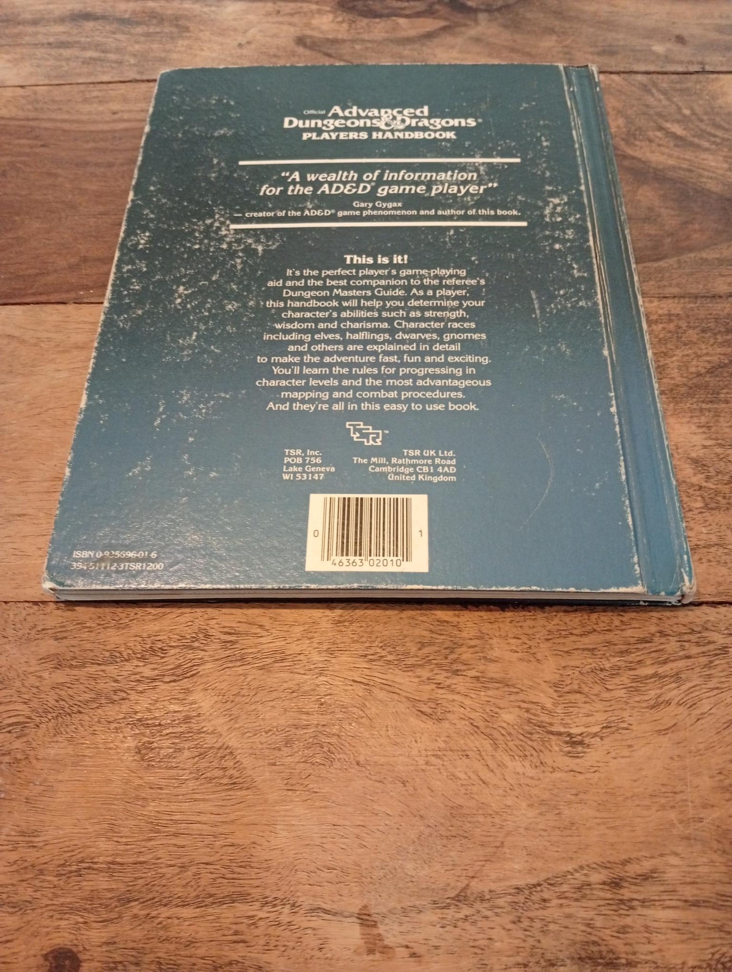 AD&D Player's Handbook Hardcover TSR 2010 AD&D 1978 - AllRoleplaying.com