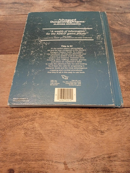 AD&D Player's Handbook Hardcover TSR 2010 AD&D 1978 - AllRoleplaying.com
