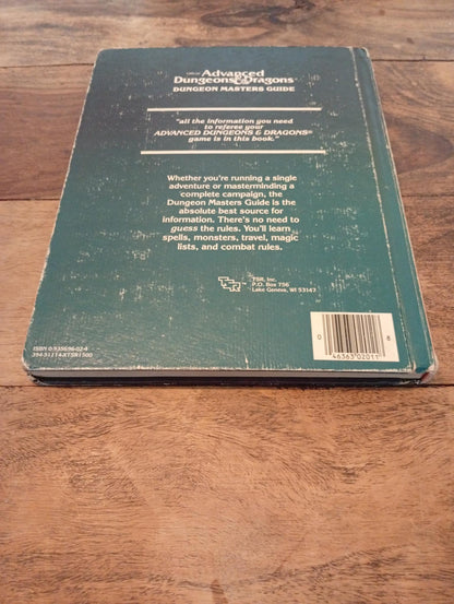 AD&D Dungeon Masters Guide Hardcover 2nd Ed, 1st Printing TSR 2011 AD&D 1979 - AllRoleplaying.com