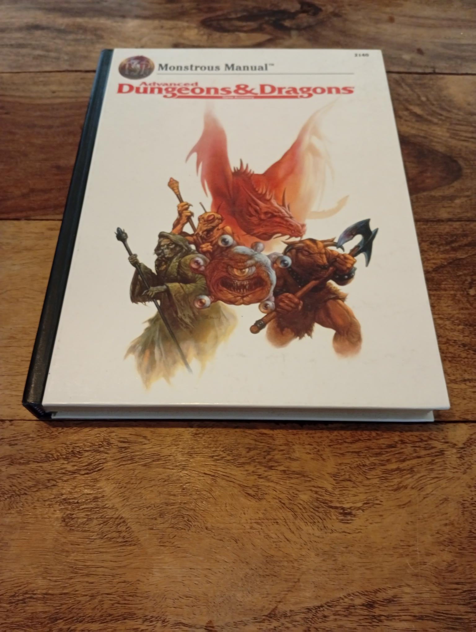 Monstrous Manual White Cover 5th Printing Hardcover TSR 2140 AD&D 1993 - AllRoleplaying.com