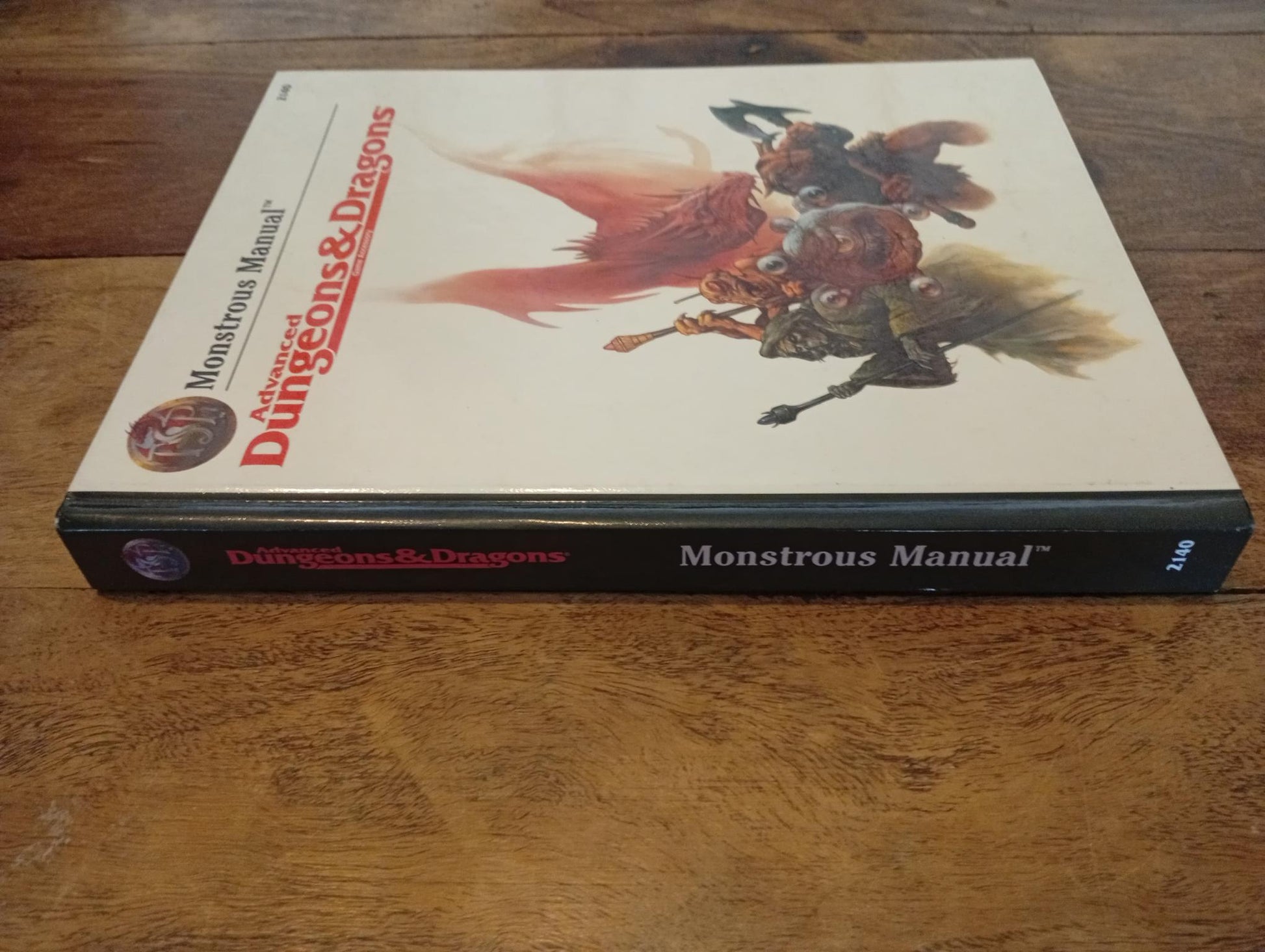 Monstrous Manual White Cover 5th Printing Hardcover TSR 2140 AD&D 1993 - AllRoleplaying.com