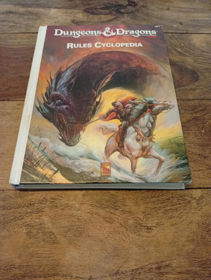 Dungeons & Dragons Rules Cyclopedia Hardcover TSR 1071 D&D 1991