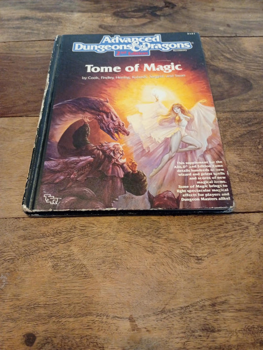 Tome of Magic 1st Printing Hardcover TSR 2121 AD&D 1991 - AllRoleplaying.com