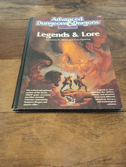 Legends & Lore 1st Printing Hardcover TSR 2108 AD&D 1990 - AllRoleplaying.com
