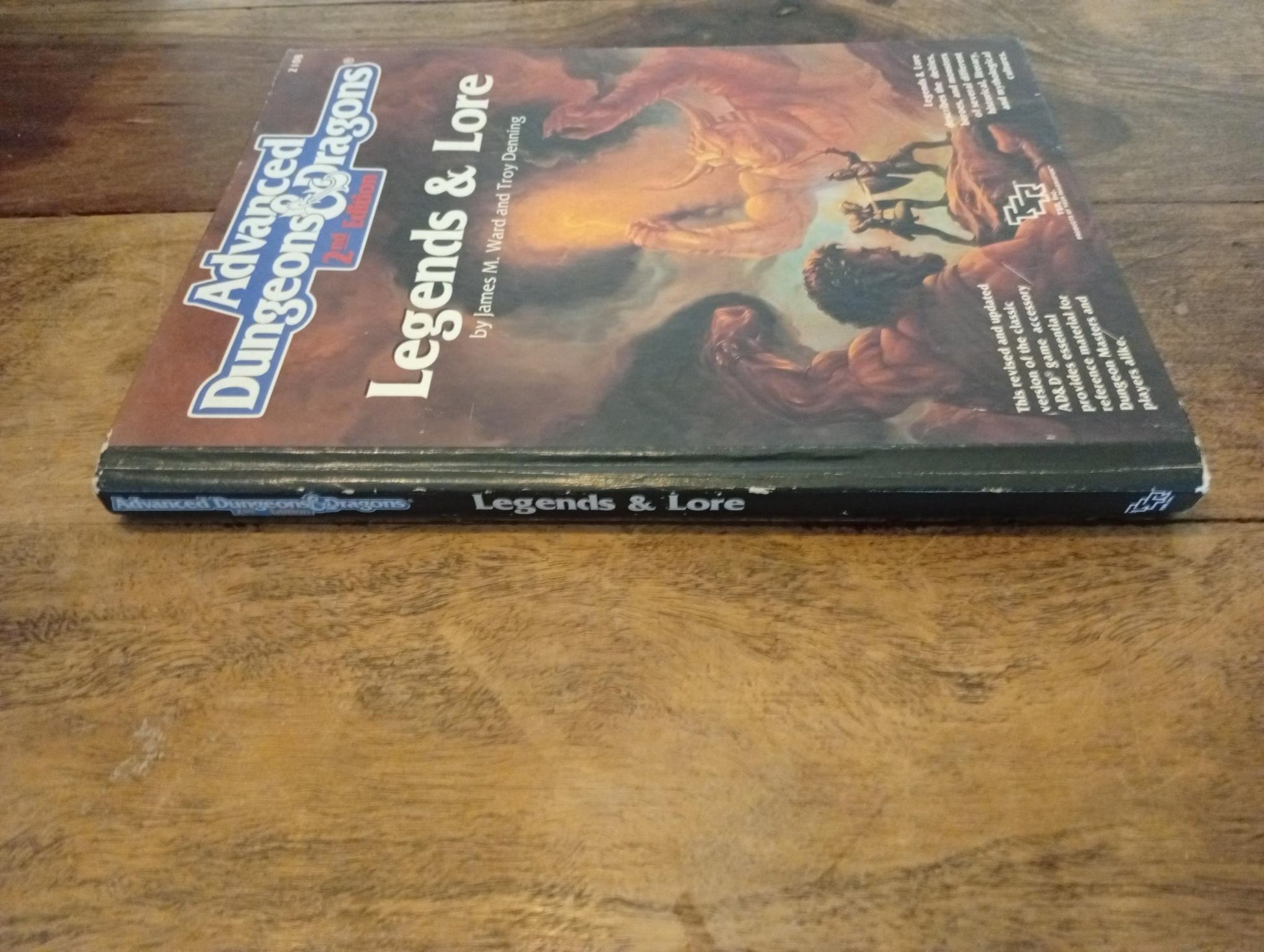Legends & Lore 1st Printing Hardcover TSR 2108 AD&D 1990 - AllRoleplaying.com
