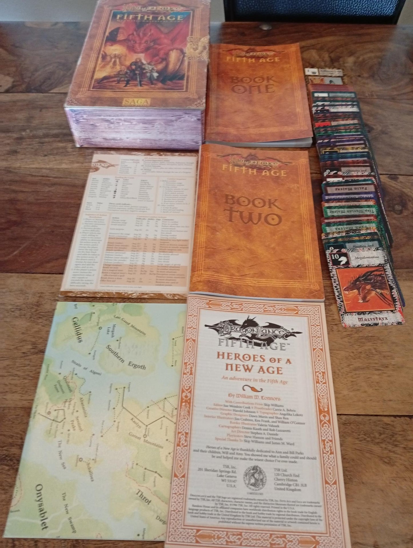 Dragonlance Fifth Age Box Set Complete TSR 1148 SAGA 1996 - AllRoleplaying.com