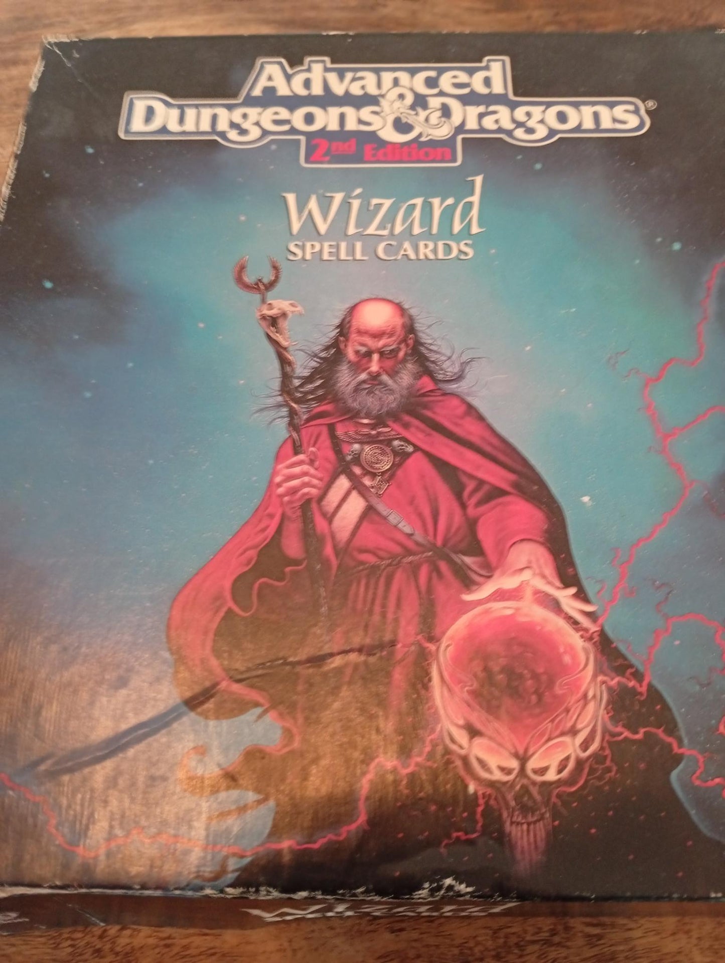 Wizard Spell Cards Box Set Complete TSR 9356 AD&D 1993 - AllRoleplaying.com