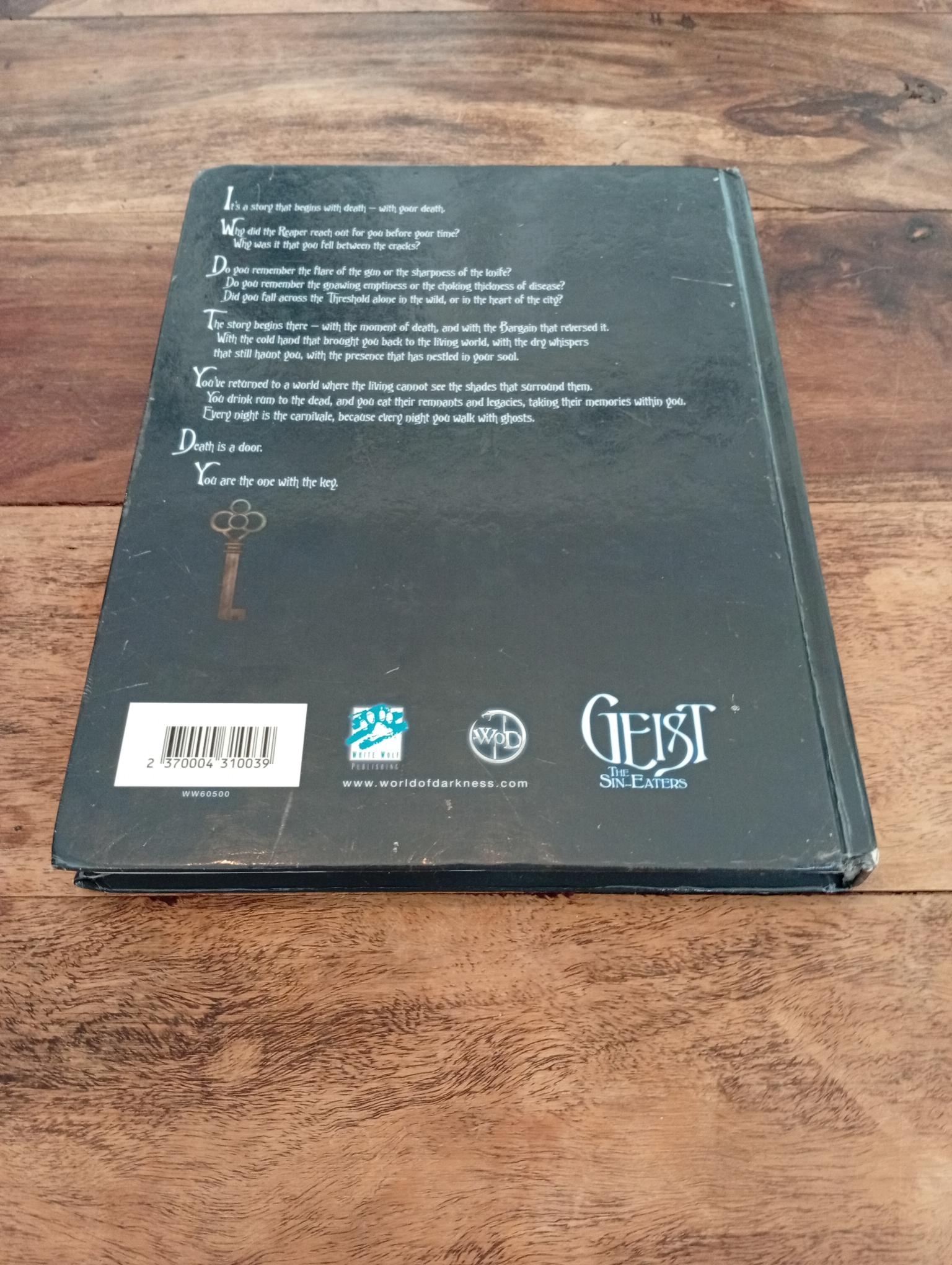 World of Darkness Geist The Sin-Eaters 2nd Ed Onyx Path Publishing 2020 - AllRoleplaying.com
