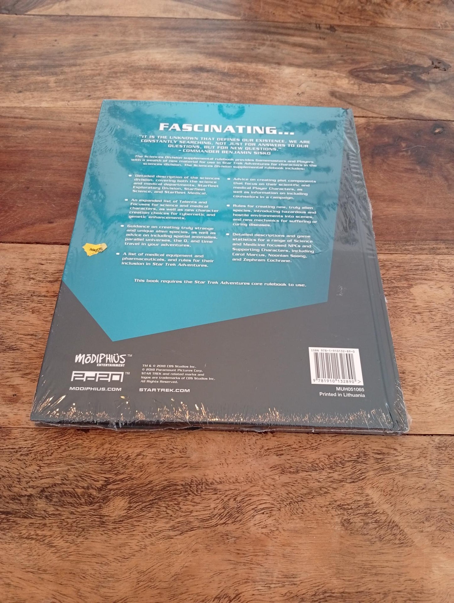 Star Trek Adventures The Sciences Division (New) Modiphius Entertainment 2019 - AllRoleplaying.com