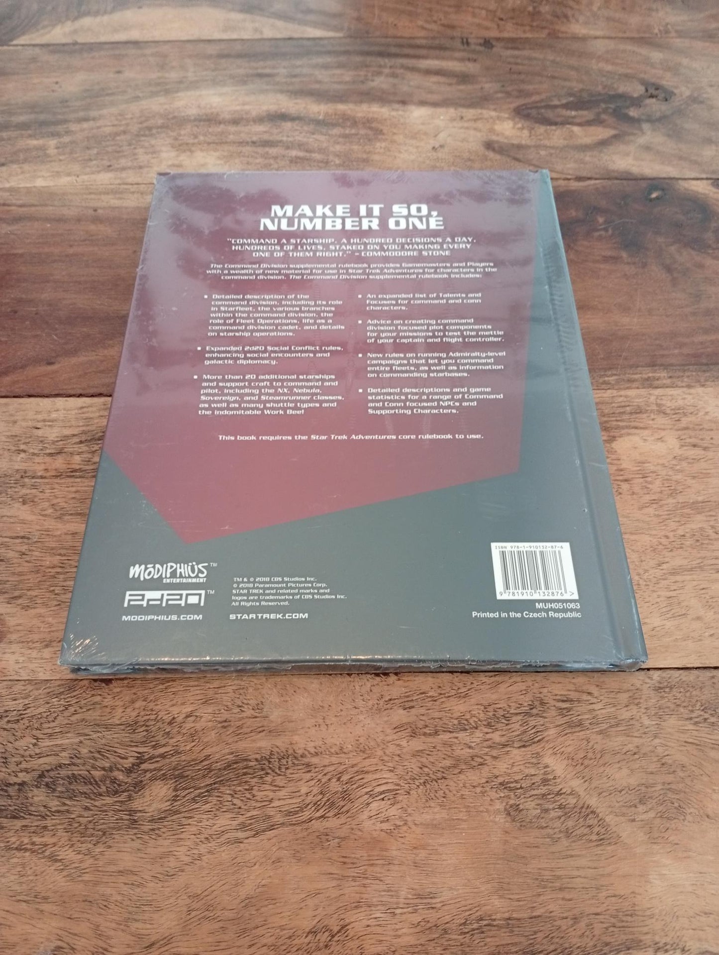 Star Trek Adventures The Command Division (New) Modiphius Entertainment 2018 - AllRoleplaying.com