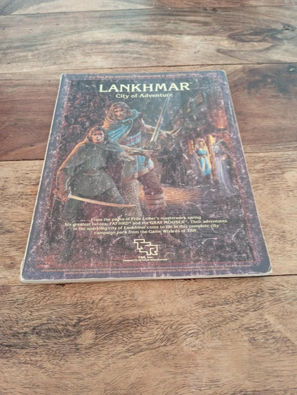 AD&D Lankhmar City of Adventure AD&D 2nd Ed TSR #2137 With Map 1993 - AllRoleplaying.com