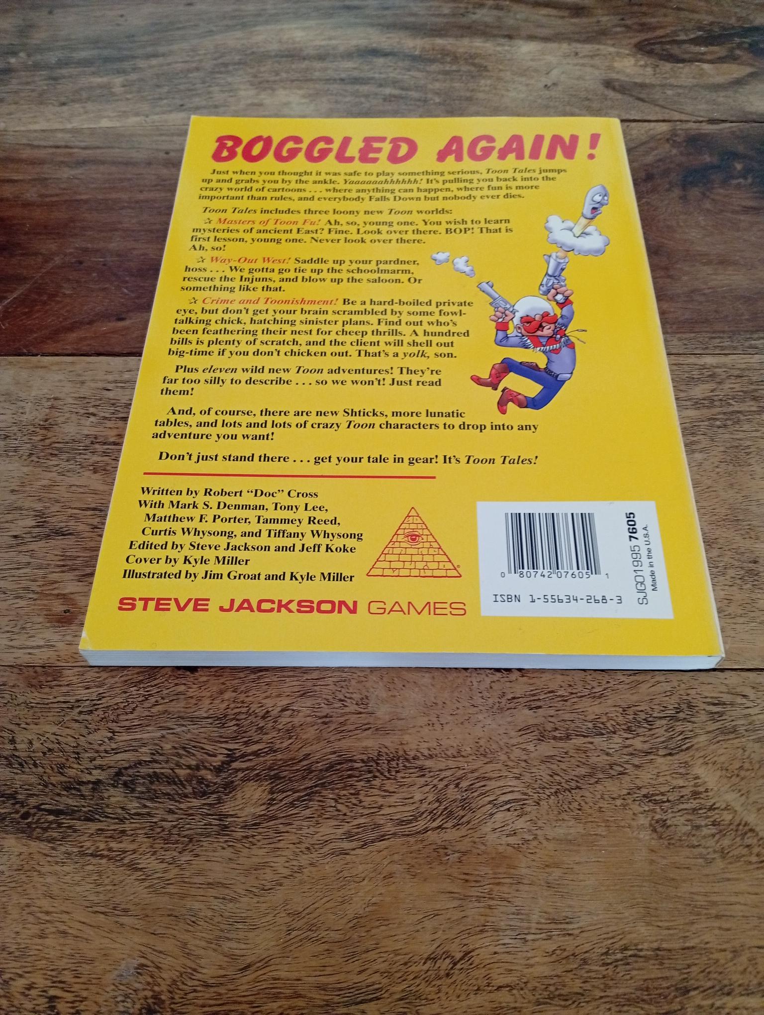 Toon Tales Steve Jackson Games 1993 - AllRoleplaying.com