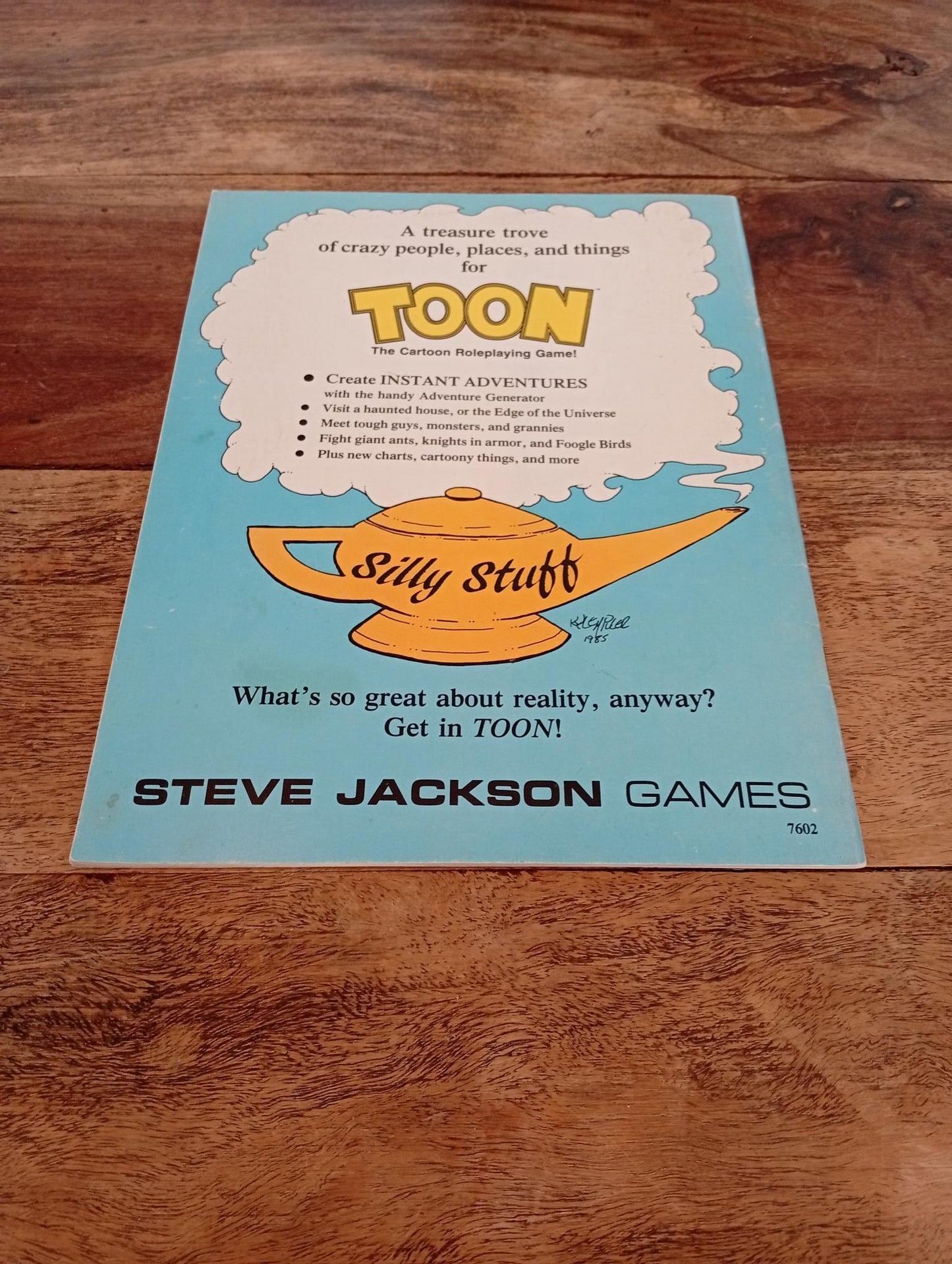 Toon Silly Stuff Steve Jackson Games 1985 - AllRoleplaying.com