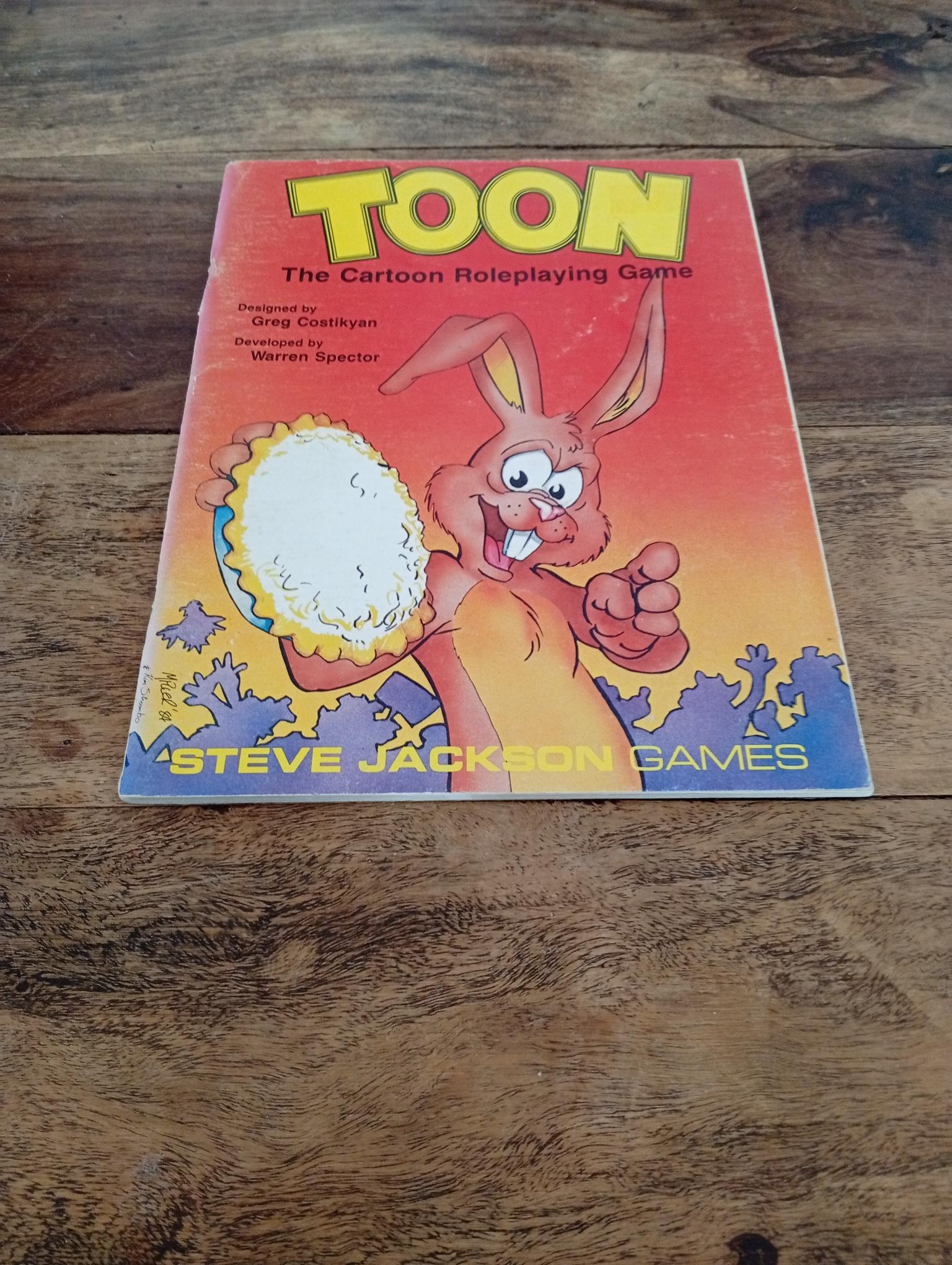 Toon The Cartoon Roleplaying Game 1st Ed Steve Jackson Games 1984 - AllRoleplaying.com