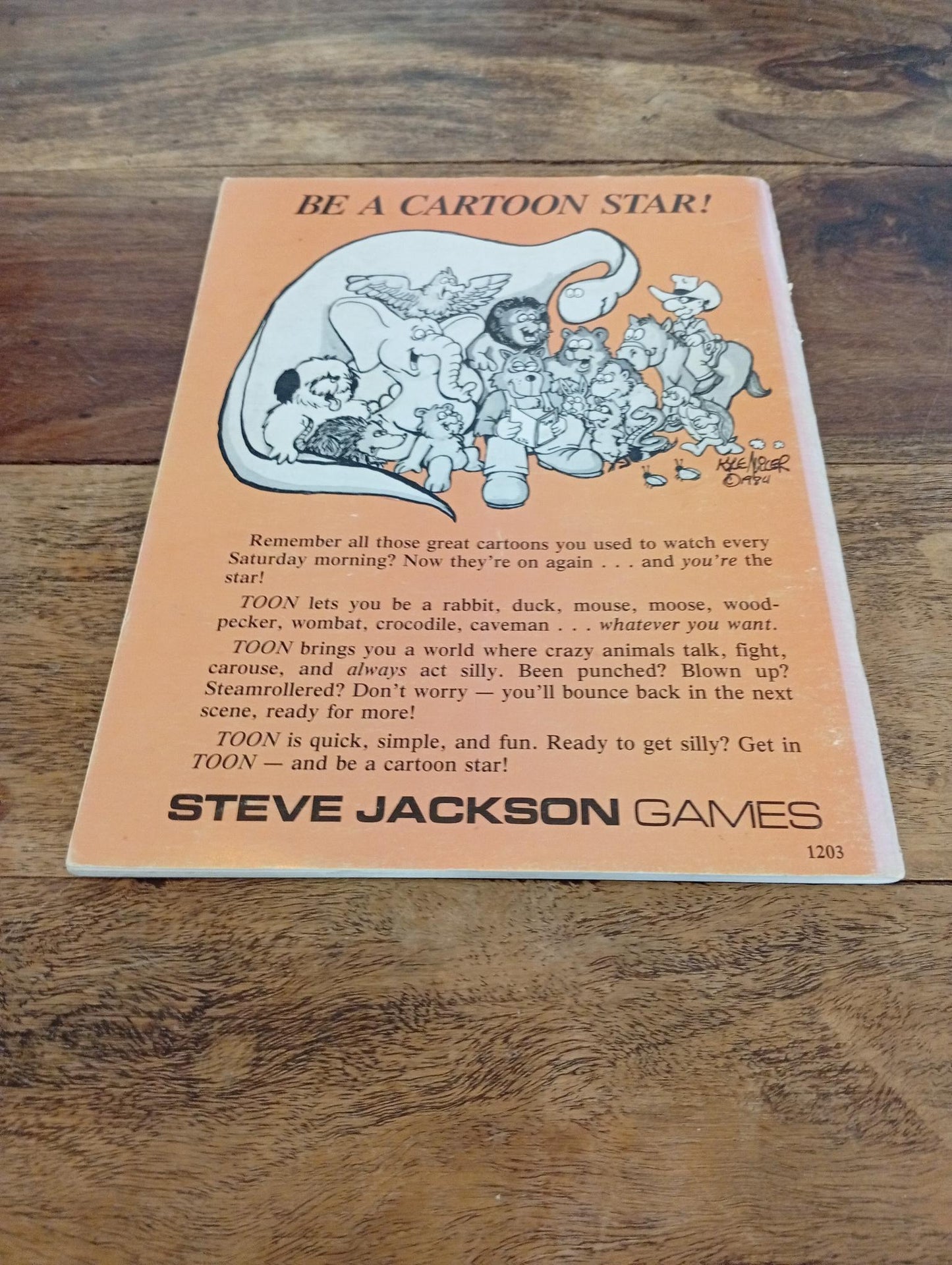 Toon The Cartoon Roleplaying Game 1st Ed Steve Jackson Games 1984 - AllRoleplaying.com