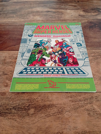 Marvel Super Heroes Avengers Assembled! TSR 1984 - AllRoleplaying.com