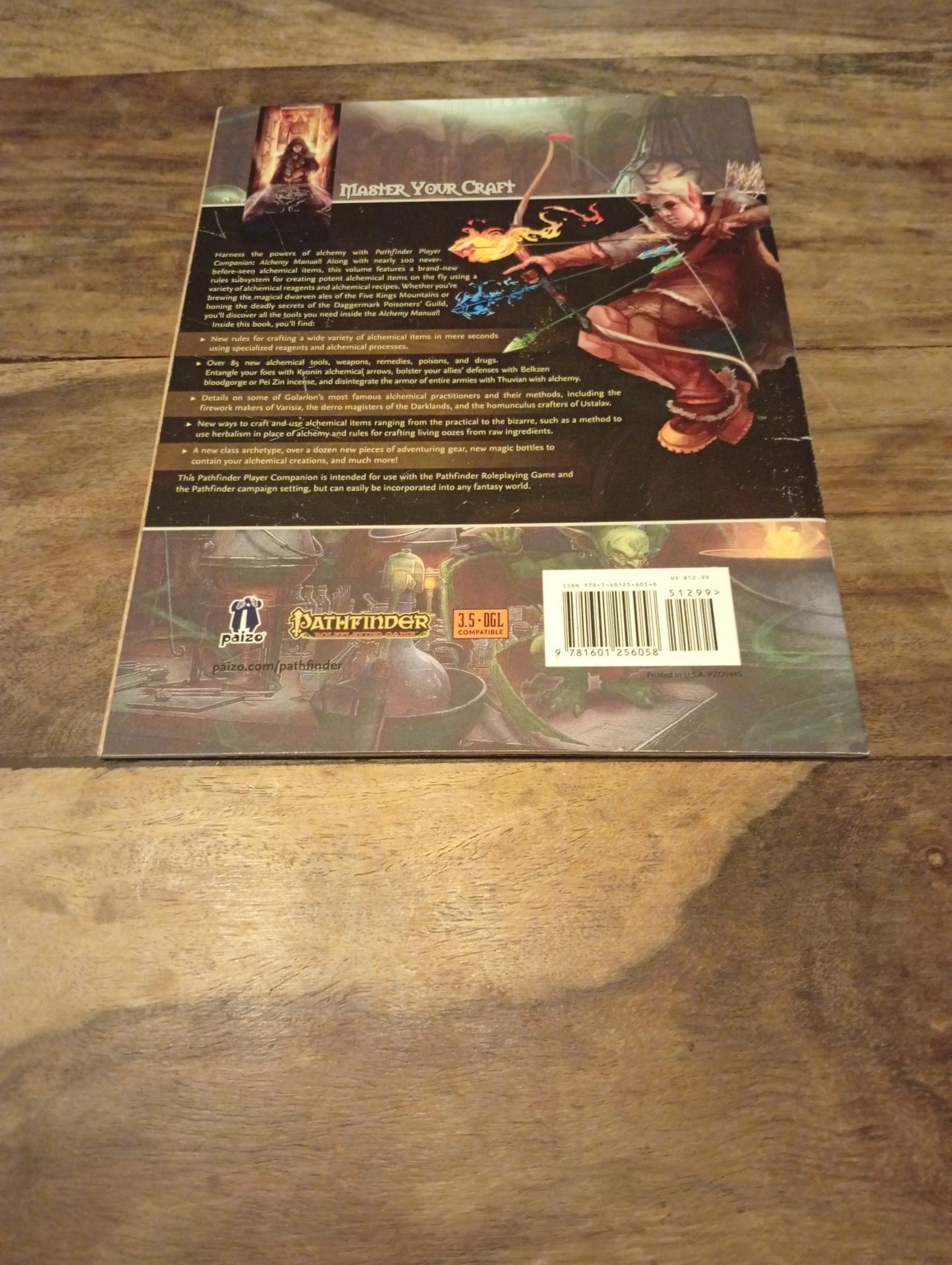 Pathfinder Player Companion Alchemy Manual Paizo Publishing 2014 - AllRoleplaying.com