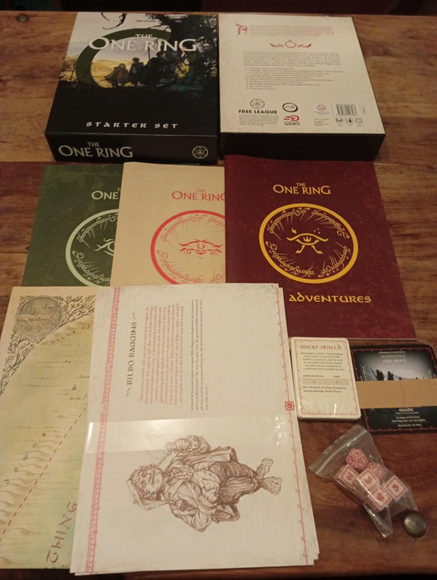 The One Ring 2nd Edition Starter Set Free League Publishing 2022
