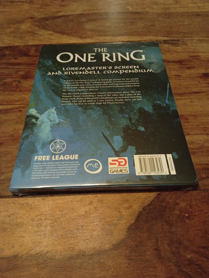The One Ring Loremaster's Screen & Rivendell Compendium New Free League 2022