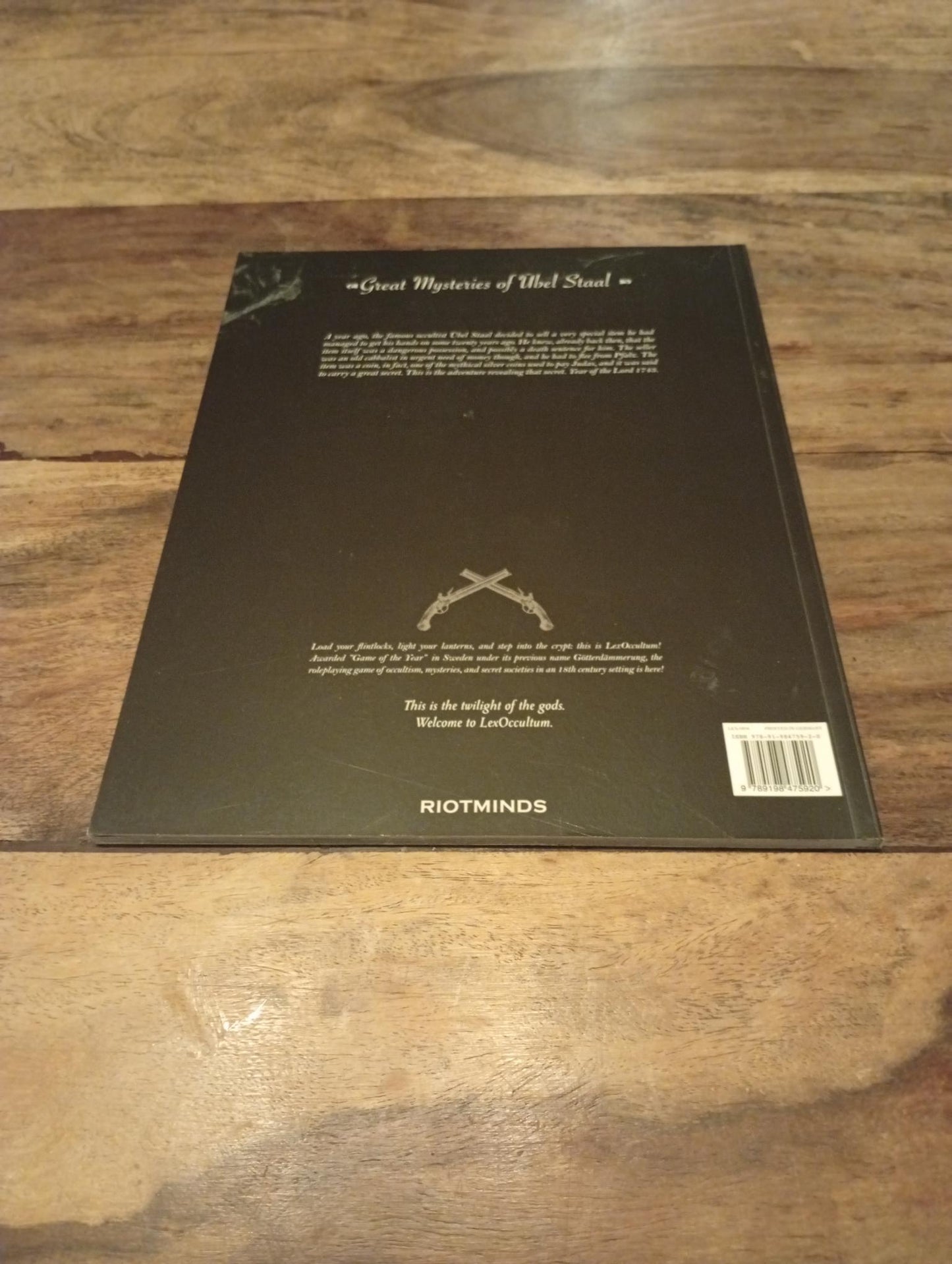 Great Mysteries of Ubel Staal Riotminds 2018 - AllRoleplaying.com