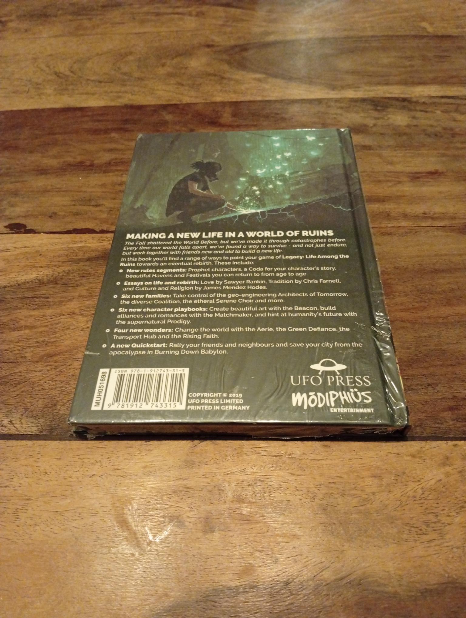 Legacy The Engine of Life 2nd Ed New Modiphius Entertainment 2019 - AllRoleplaying.com