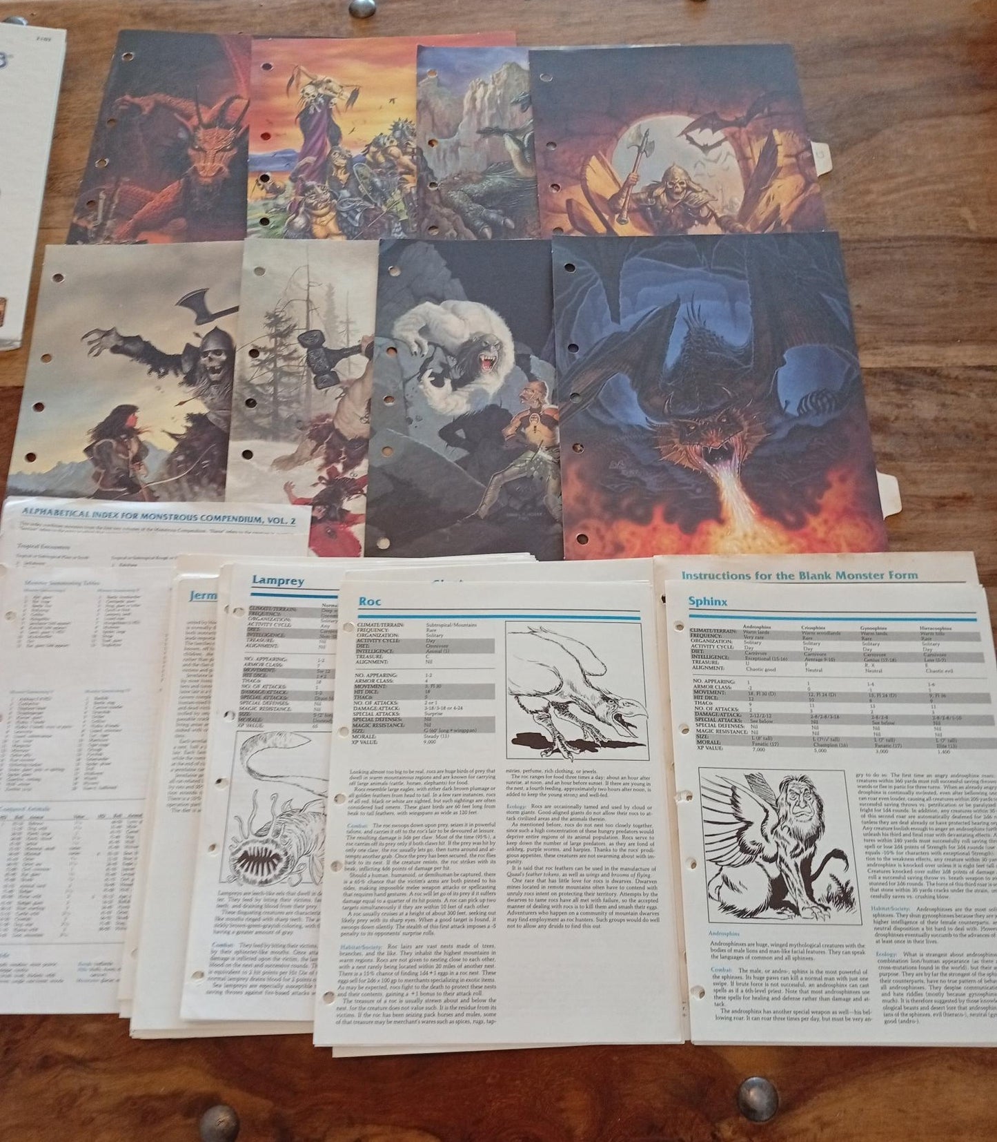 AD&D Monstrous Compendium Volume 2 MC2 TSR 2103 AD&D 1989 - AllRoleplaying.com