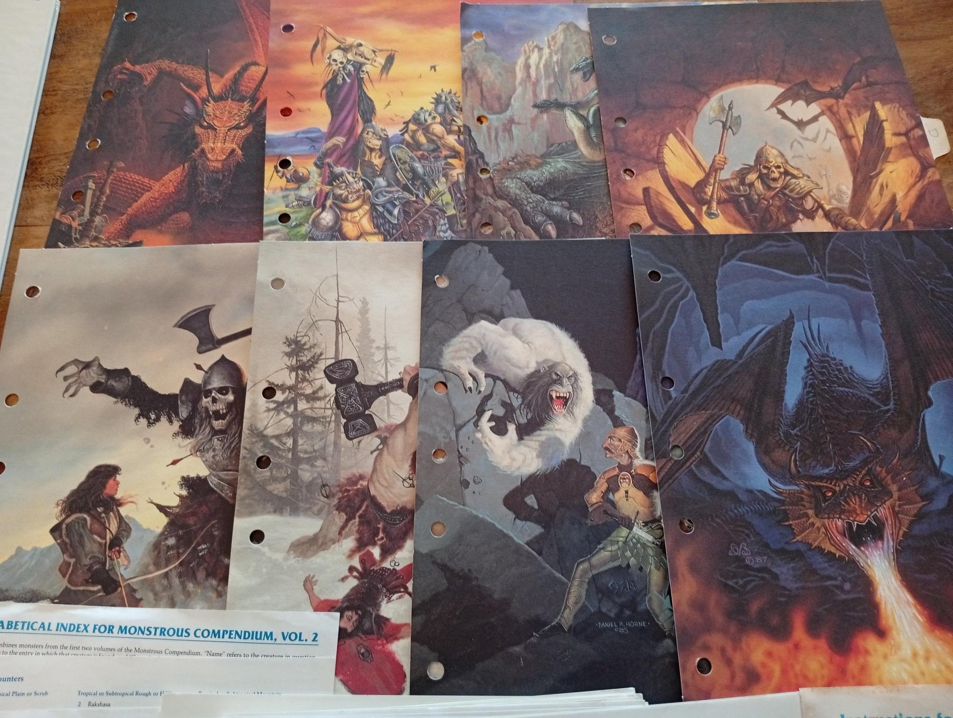 AD&D Monstrous Compendium Volume 2 MC2 TSR 2103 AD&D 1989 - AllRoleplaying.com