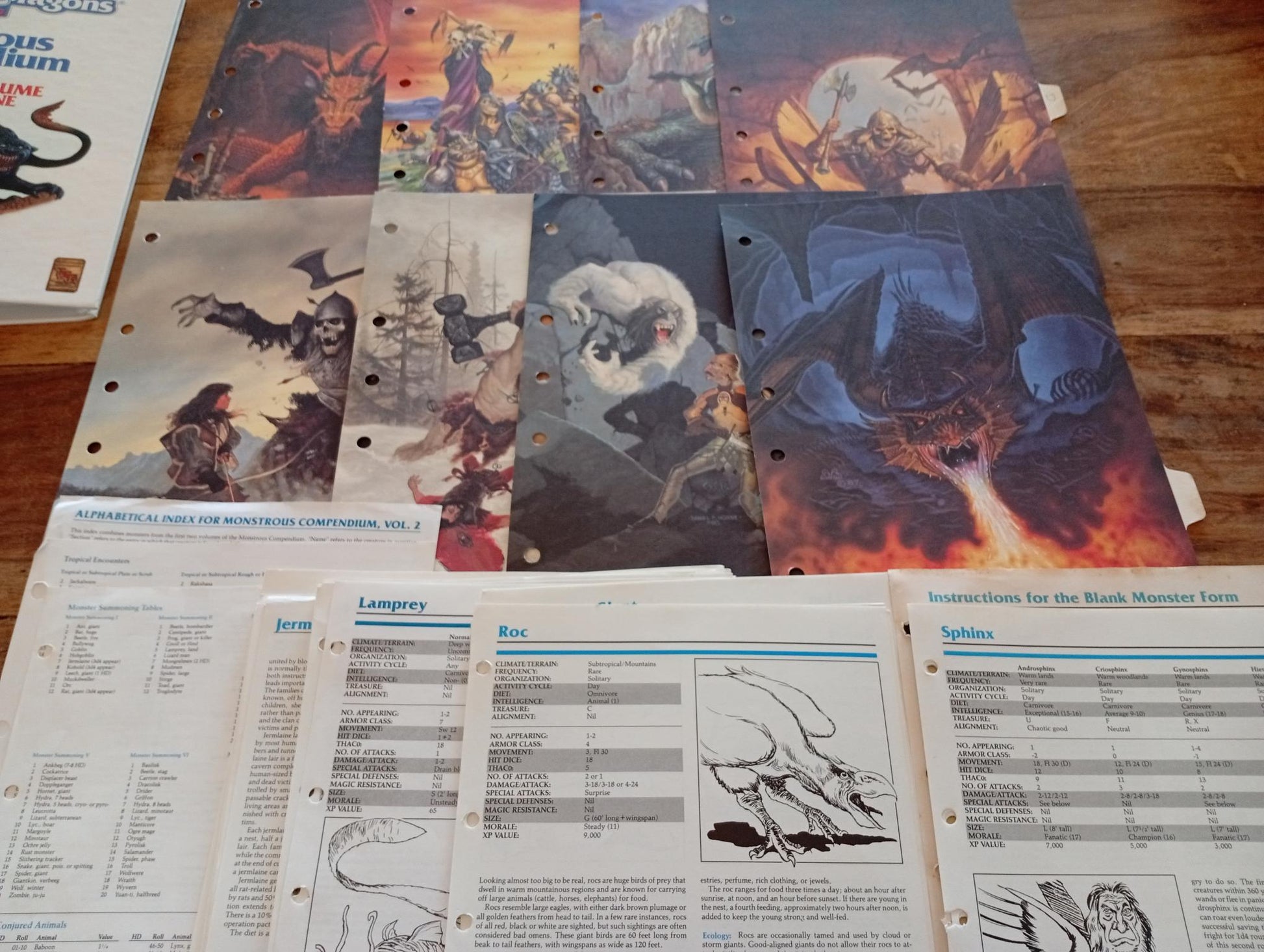 AD&D Monstrous Compendium Volume 2 MC2 TSR 2103 AD&D 1989 - AllRoleplaying.com