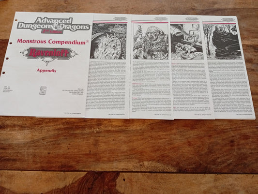 Ravenloft Monstrous Compendium Appendix No Tabs TSR 2122 AD&D 1991 - AllRoleplaying.com