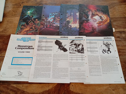 Monstrous Compendium Volume 3 Forgotten Realms Appendix MC3 TSR 2104 AD&D 1989 - AllRoleplaying.com