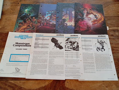 Monstrous Compendium Volume 3 Forgotten Realms Appendix MC3 TSR 2104 AD&D 1989 - AllRoleplaying.com