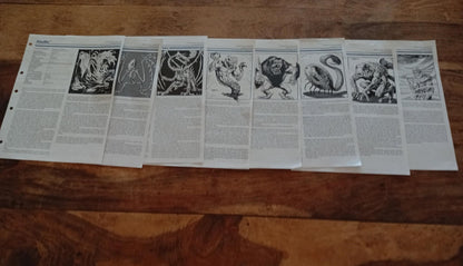 Forgotten Realms Campaign Setting #8 Monstrous Compendium pages TSR 1085 - AllRoleplaying.com