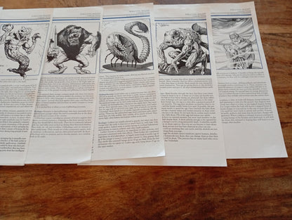 Forgotten Realms Campaign Setting #8 Monstrous Compendium pages TSR 1085 - AllRoleplaying.com