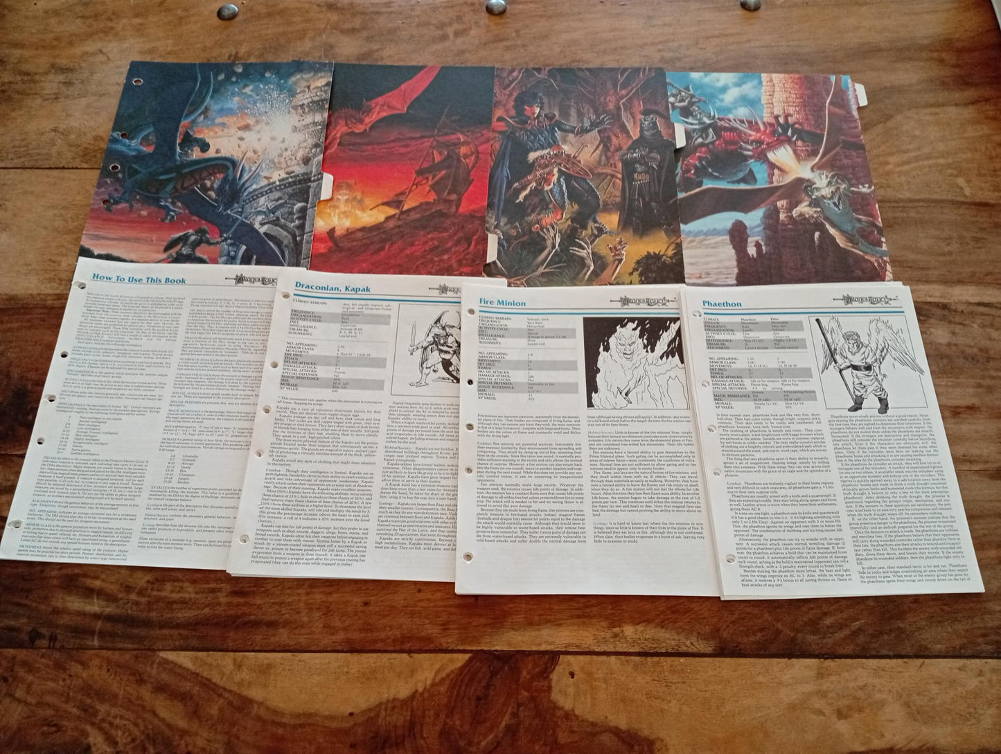 Monstrous Compendium Volume 2 Dragonlance TSR 2105 AD&D 1990 - AllRoleplaying.com