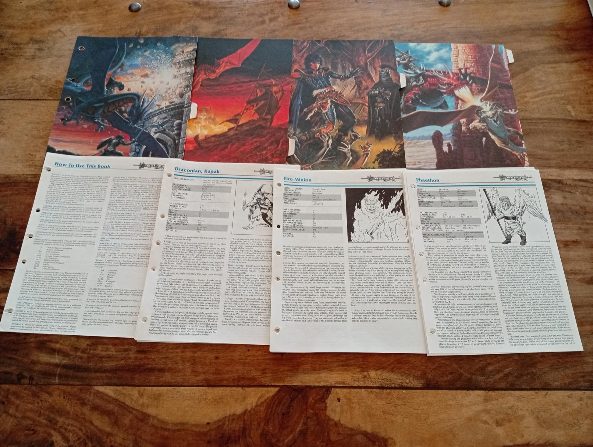 Monstrous Compendium Volume 2 Dragonlance TSR 2105 AD&D 1990 - AllRoleplaying.com
