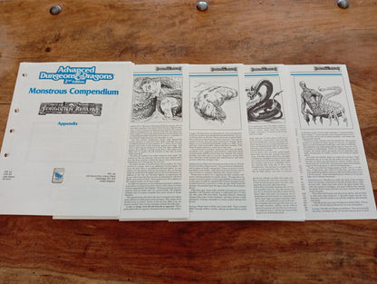 Monstrous Compendium Forgotten Realms Appendix #2 MC11 No Tabs TSR 2125 AD&D 1991 - AllRoleplaying.com