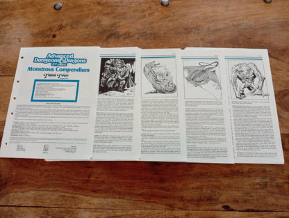 Monstrous Compendium Fiend Folio Appendix No Tabs TSR 2132 AD&D 1992 - AllRoleplaying.com
