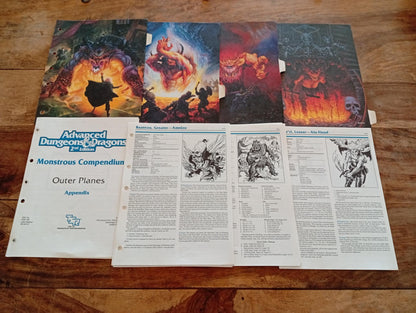 Monstrous Compendium Outer Planes Appendix MC8 TSR 2118 AD&D 1991 - AllRoleplaying.com