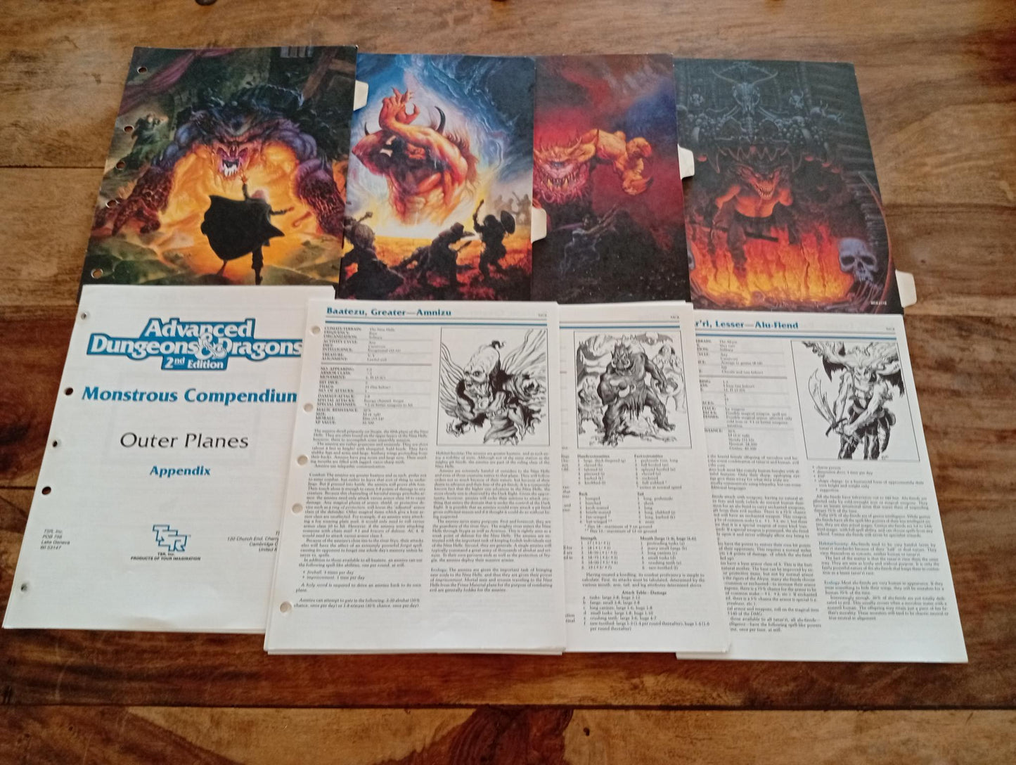 Monstrous Compendium Outer Planes Appendix MC8 TSR 2118 AD&D 1991 - AllRoleplaying.com