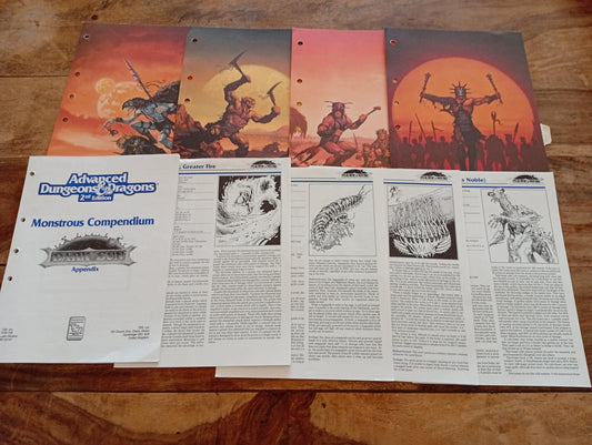 Monstrous Compendium Dark Sun Appendix MC12 TSR 2405 AD&D 1992 - AllRoleplaying.com
