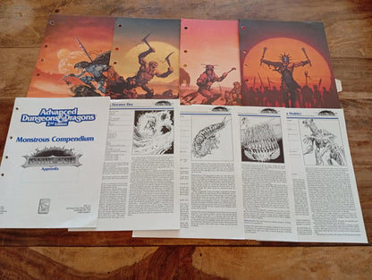 Monstrous Compendium Dark Sun Appendix MC12 TSR 2405 AD&D 1992 - AllRoleplaying.com