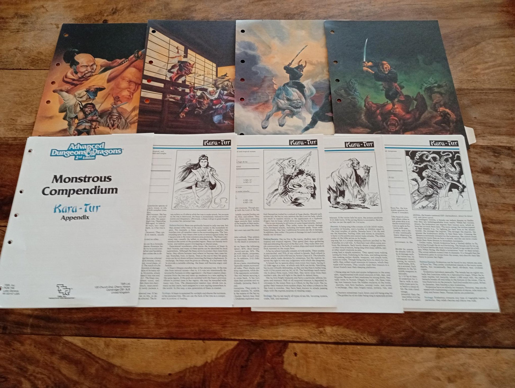 Kara-Tur Monstrous Compendium Appendix MC6 No Slipcover TSR 2116 AD&D 1990 - AllRoleplaying.com