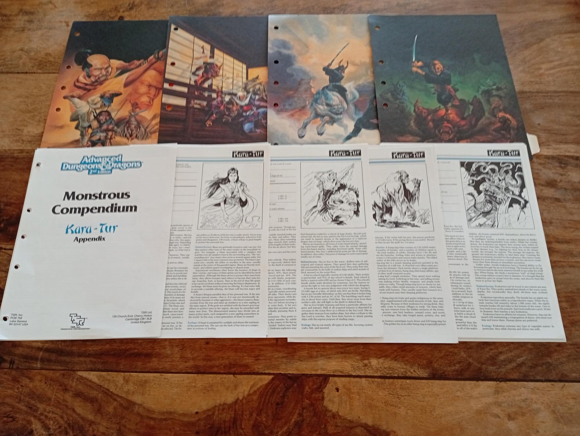 Kara-Tur Monstrous Compendium Appendix MC6 No Slipcover TSR 2116 AD&D 1990 - AllRoleplaying.com