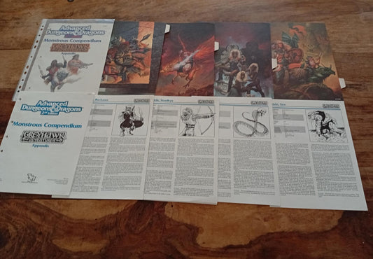 Monstrous Compendium Greyhawk Appendix MC5 TSR 2107 AD&D 1990 - AllRoleplaying.com