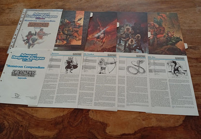 Monstrous Compendium Greyhawk Appendix MC5 TSR 2107 AD&D 1990 - AllRoleplaying.com