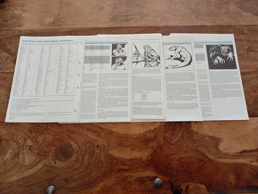 Monstrous Compendium Volume 1 No Tabs MC1 TSR 2102 AD&D 1989 - AllRoleplaying.com