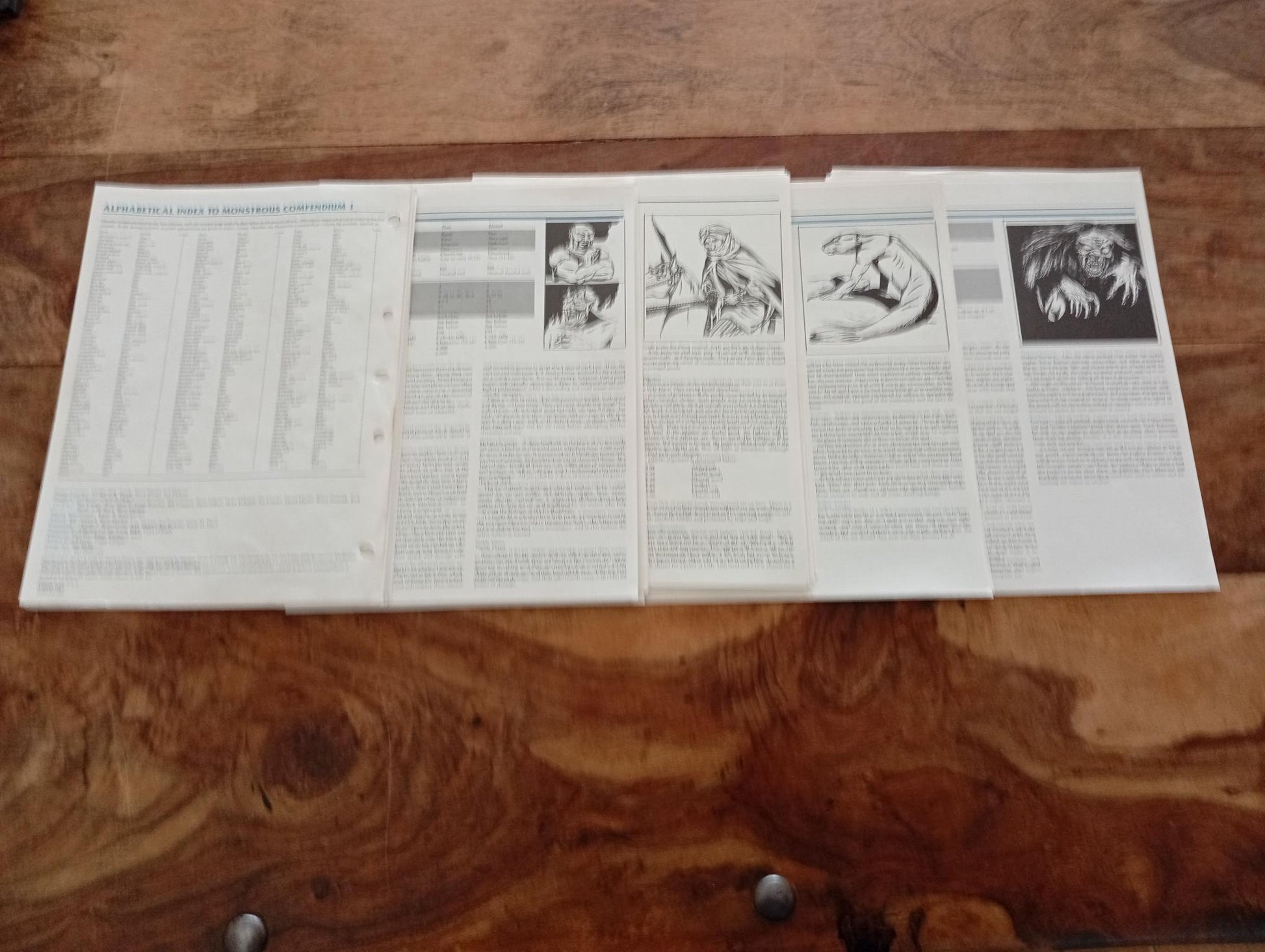 Monstrous Compendium Volume 1 No Tabs MC1 TSR 2102 AD&D 1989 - AllRoleplaying.com