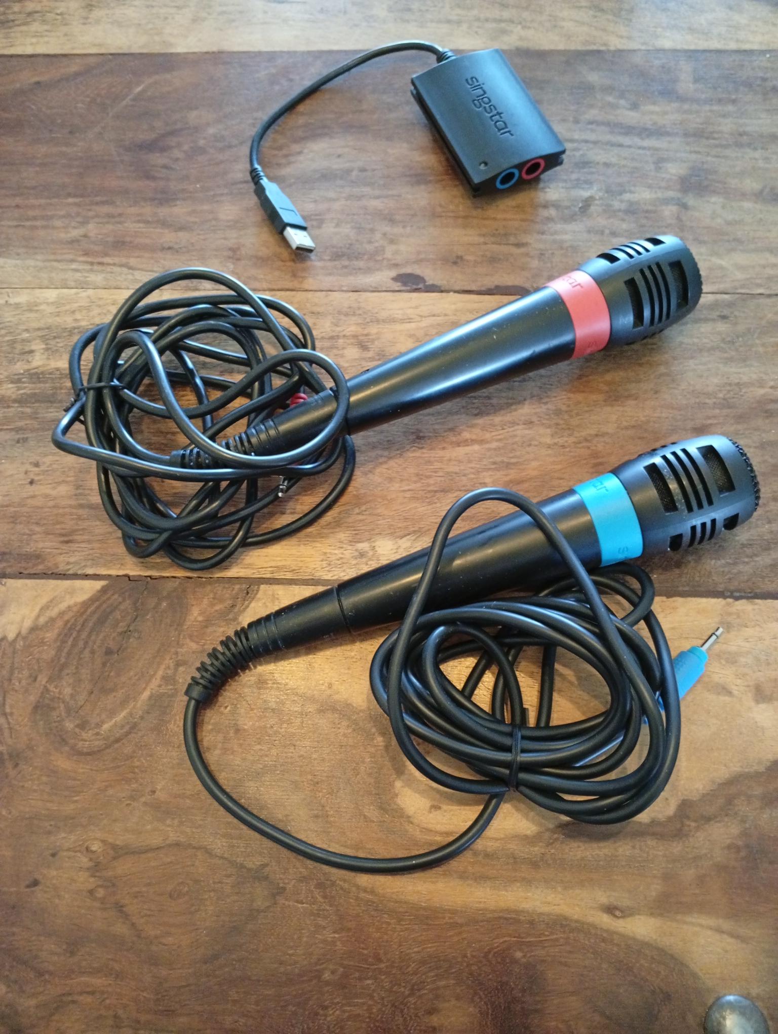 PlayStation 2 - PlayStation 3 Singstar Microphones - AllRoleplaying.com