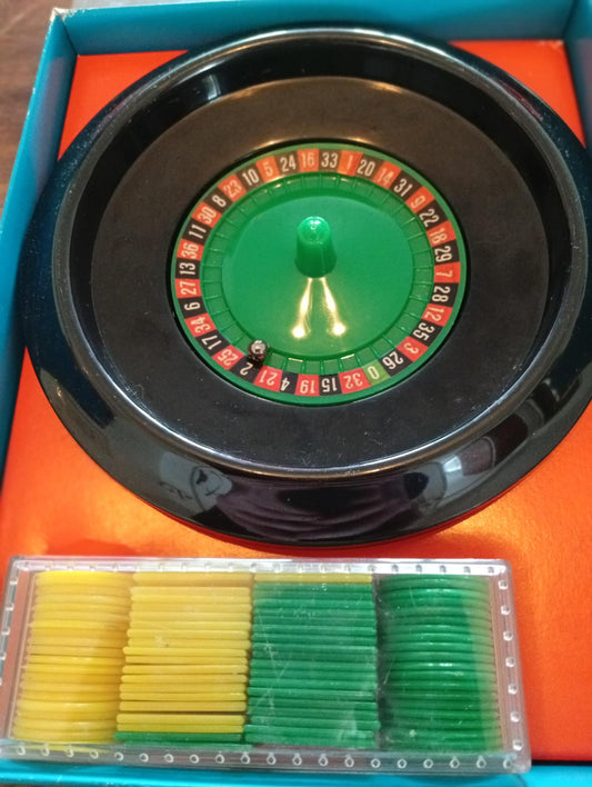 Klassisk roulette-spil med spilleplade og jetoner Blue Box - AllRoleplaying.com
